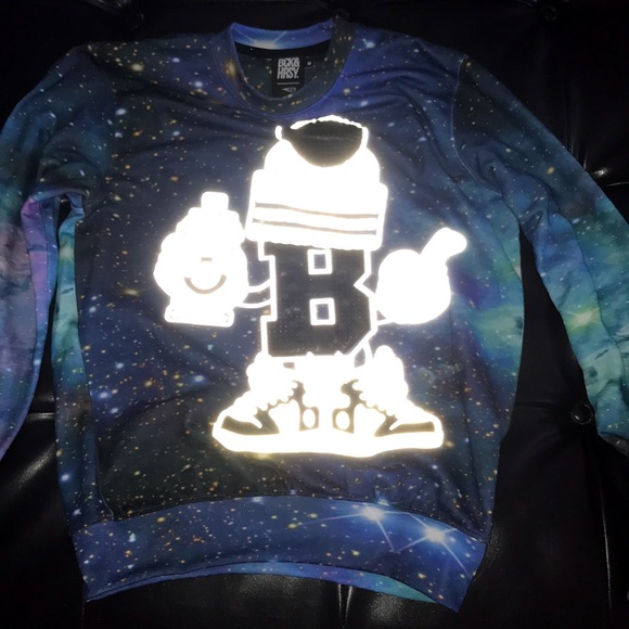 Beck and Hersey Pullover 3M REFLECTIVE PRINT - Picture 3 of 3